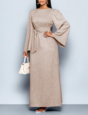 Rochie lunga SHEIN, bej