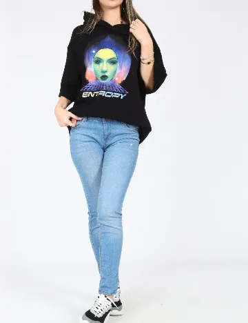 Blugi Bershka, albastru