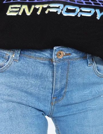 Blugi Bershka, albastru