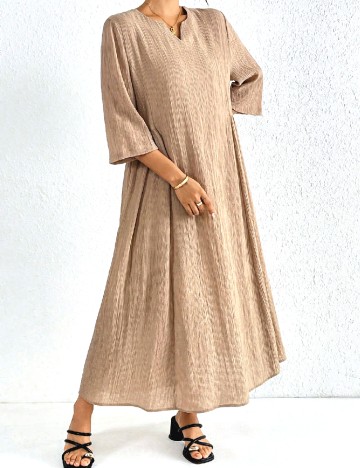 Rochie lunga SHEIN, crem