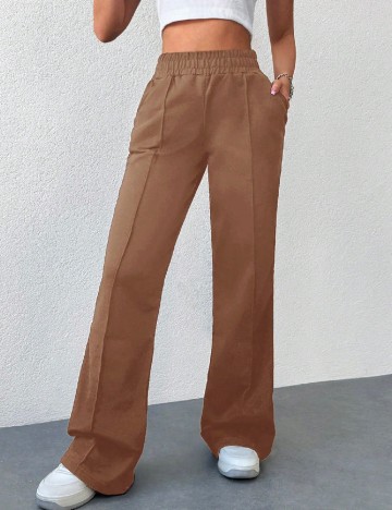 Pantaloni SHEIN, maro