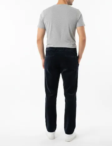 Pantaloni Zara, bleumarin inchis Albastru