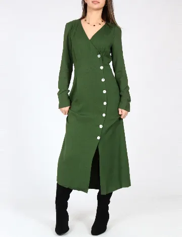 Rochie medie Massimo Dutti, verde