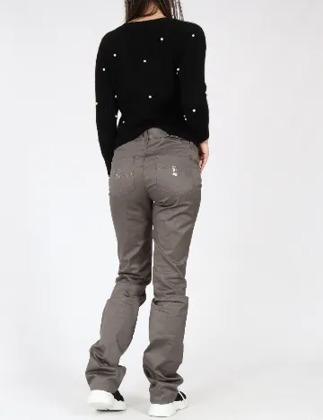 Pantaloni Zara, gri inchis