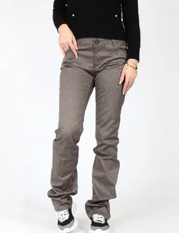 Pantaloni Zara, gri inchis