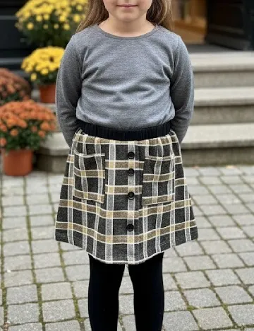 Fusta Zara, mix culori