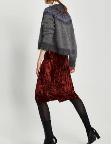 Fusta Zara, caramiziu