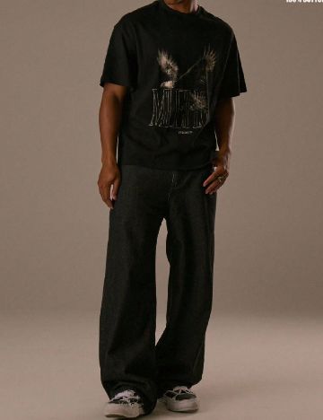 Pantaloni Musero, negru