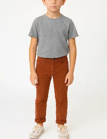 Pantaloni Zara, caramiziu