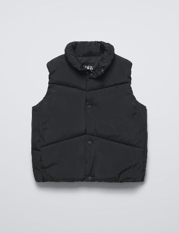 Vesta impermeabila Zara, negru