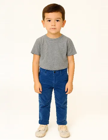 Pantaloni Zara, albastru