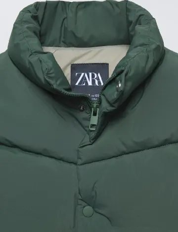 Vesta impermeabila Zara, verde Verde