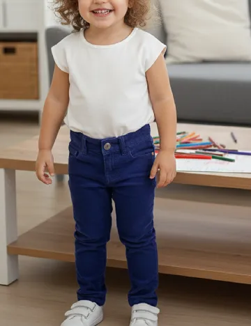 Pantaloni Zara, albastru