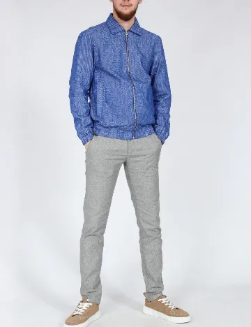 Jacheta Zara, albastru Albastru