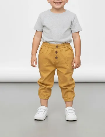 Pantaloni Zara, galben