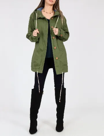 Geaca Zara, verde Verde