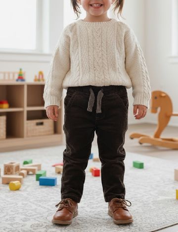 Pantaloni Zara, maro