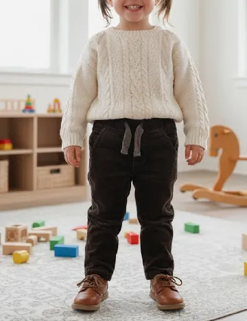 Pantaloni Zara, maro