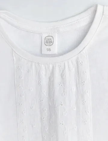 Tricou Cool Club, alb Alb