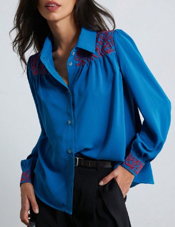 Camasa SHEIN, albastru
