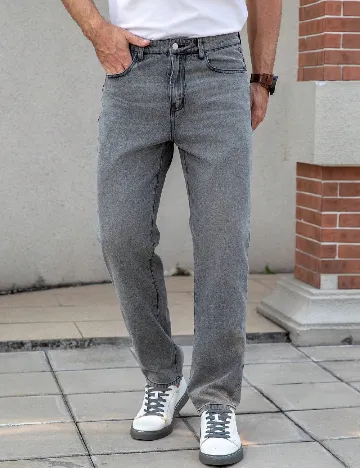 Blugi SHEIN Plus Size Men, gri