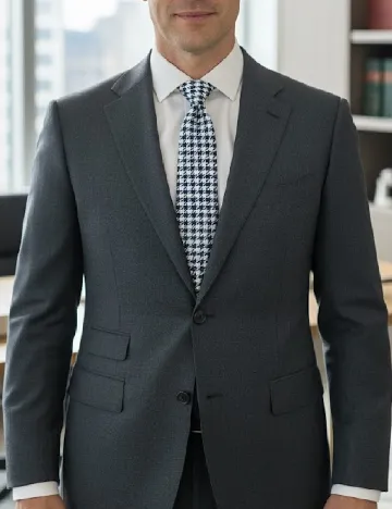 Cravata Massimo Dutti, alb/albastru