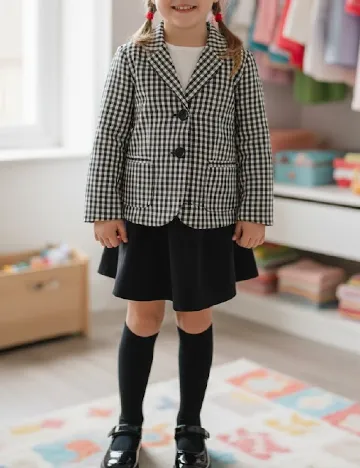 Jacheta Zara, alb/negru