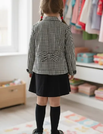 Jacheta Zara, alb/negru