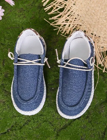 Mocasini Shein Kids, albastru Albastru