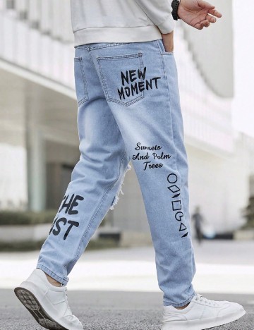 Blugi SHEIN, albastru