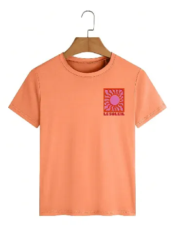 Tricou SHEIN, portocaliu Portocaliu