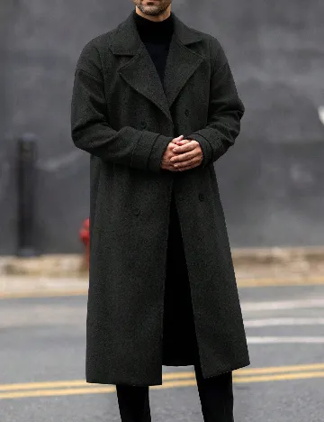 Palton SHEIN, negru Negru