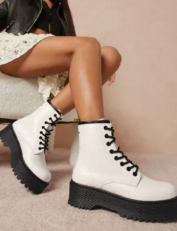 Ghete SHEIN, alb Alb