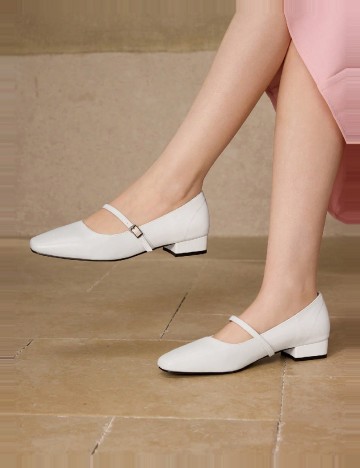 Pantofi MOTF, alb