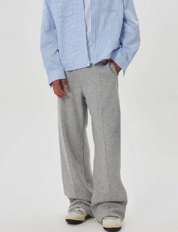 Pantaloni Musero, gri Gri