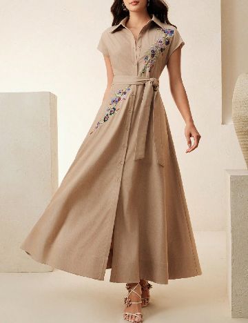 Rochie lunga SHEIN, maro