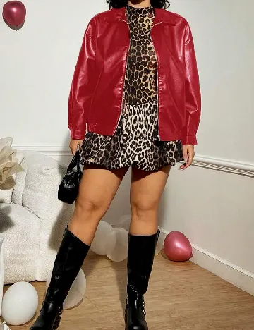 Jacheta SHEIN CURVE, rosu