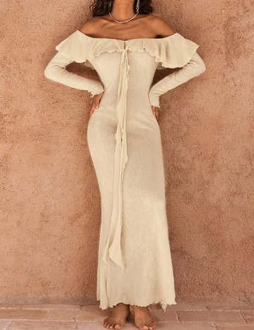 Rochie lunga SHEIN, bej