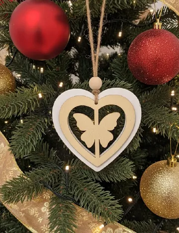 Accesoriu decorativ Seasons & Style, alb Alb