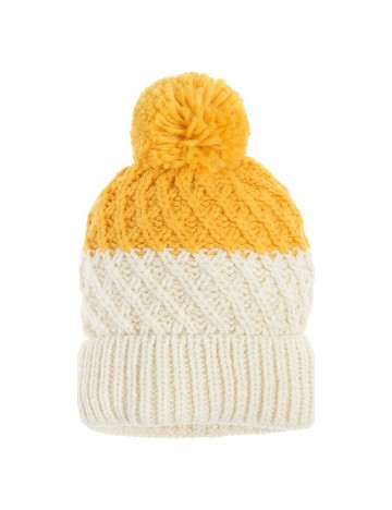 Caciula Cool Club, crem/galben