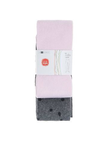 Set ciorapi 2 bucati Cool 2 Party, gri/roz