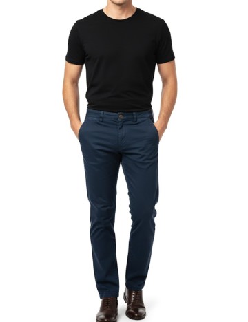 Pantaloni Pull&Bear, bleumarin