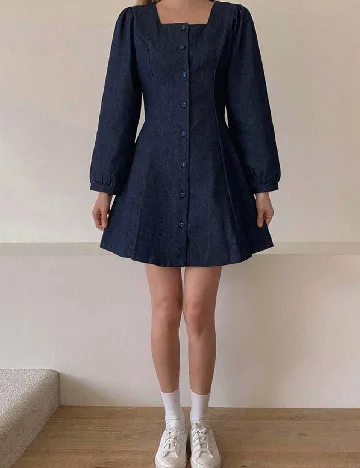 Rochie scurta Dazy, bleumarin