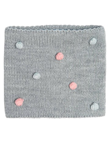 Fular Circular Cool Club, gri