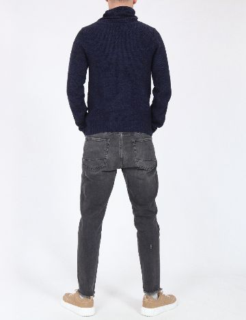 Pulover Pull&Bear, bleumarin