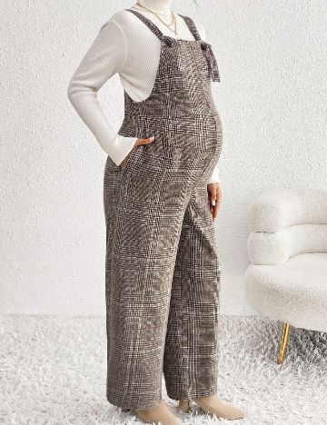 Salopeta SHEIN Maternity, maro