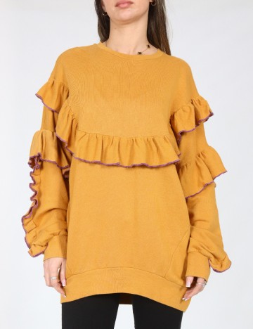 Bluza Oversize Bershka, galben