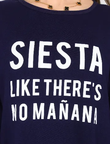 Rochie de noapte Oysho, albastru Albastru