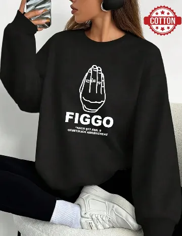 Bluza SHEIN, negru Negru