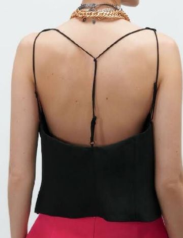 Top Zara, negru